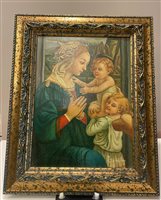 Painting Floriddia Gioielli in Wood QUADRO MADONNA DEGLI ANGELI - QUADRO MADONNA DEGLI ANGELI
